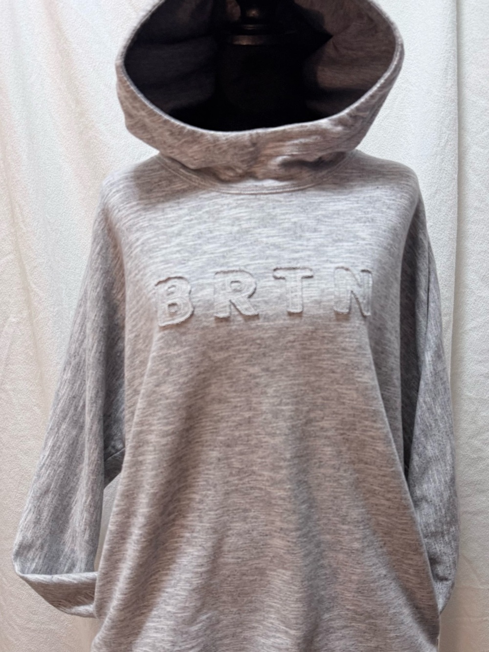 Burton Gray BRTRN Embroidered Pullover Hoodie